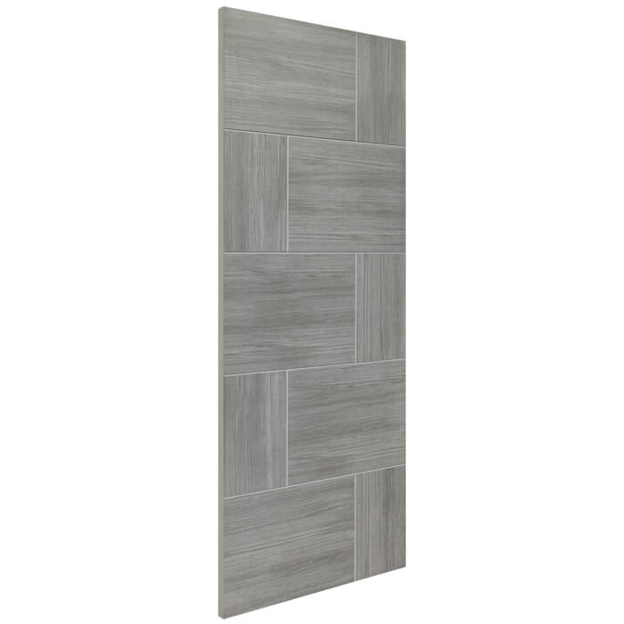 XL Joinery Ravenna White Grey Laminate 10-panels Internal Door