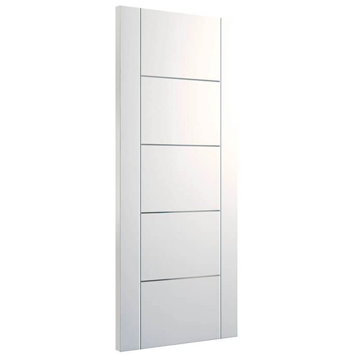 XL Joinery Portici Pre-Finished White 5-Panels Internal Door