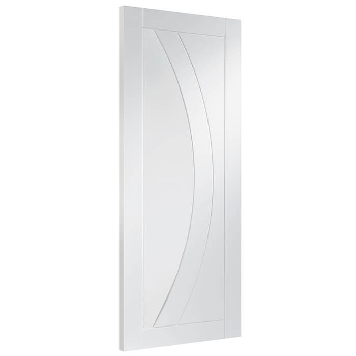 XL Joinery Salerno White Primed 3-Panels Internal Door