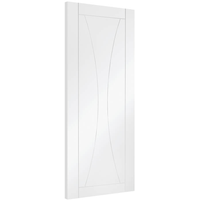 XL Joinery Verona White Primed 3-Panels Internal Door