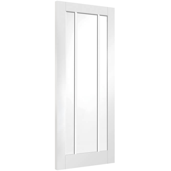 XL Joinery Worcester White Primed 3-Lites Internal Glazed Door