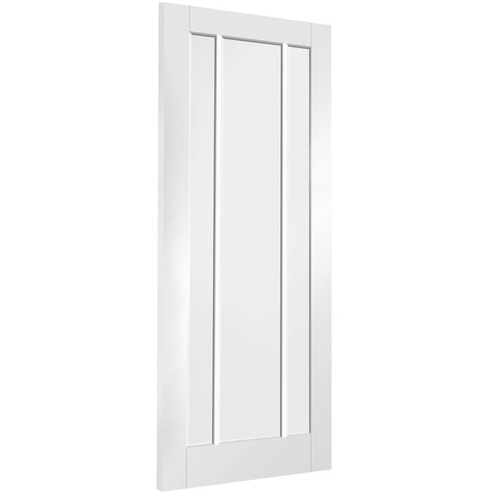 XL Joinery Worcester White Primed 3-Panels Internal Door