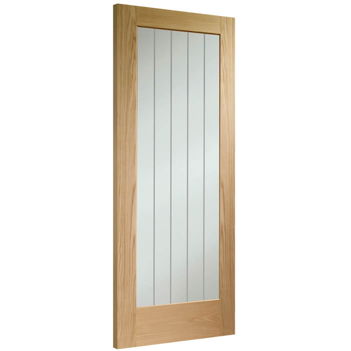 XL Joinery Suffolk Original Pre-Finished Oak 1-Lite Internal Glazed Door