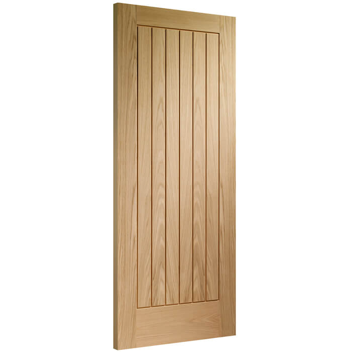 XL Joinery Suffolk Essential Pre-Finished Oak 6-Panels Internal Fire Door