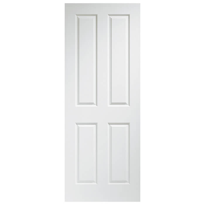 XL Joinery Victorian Pre-Finished White Moulded 4-Panels Internal Door