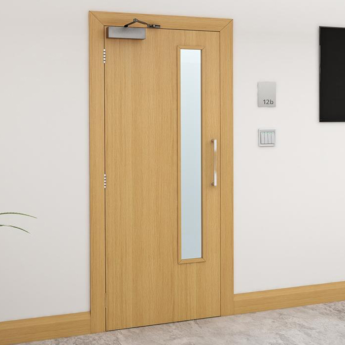 Deanta Pre-Finished Oak Internal Flush FD30 Fire Door