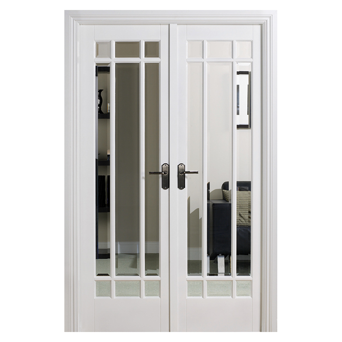 LPD Manhattan W4 White Primed Room Divider Glazed Door Set