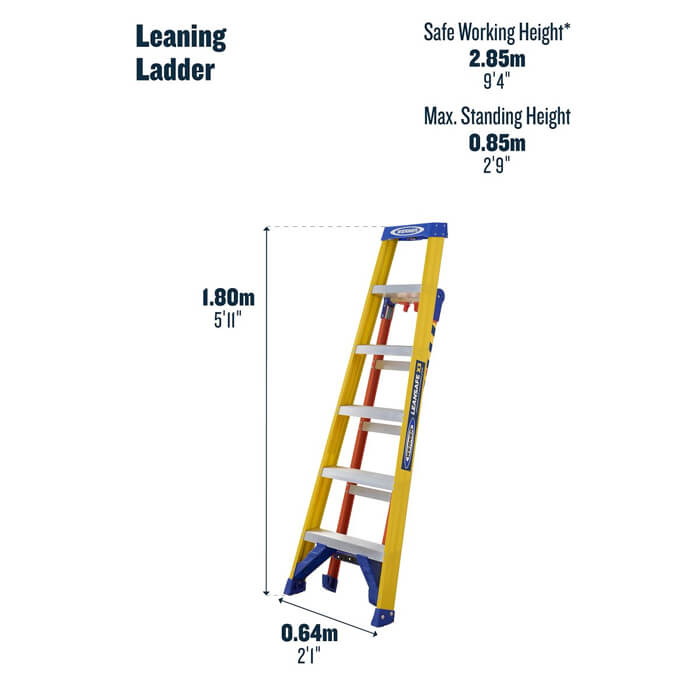 Werner Leansafe 3-In-1 Fibreglass Multi-Purpose Ladder