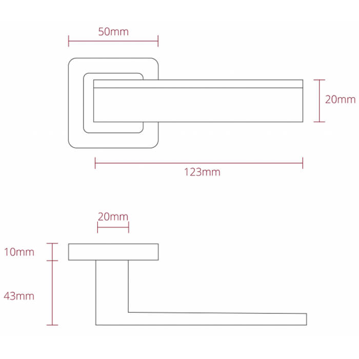 Deanta Invictus Door Handle