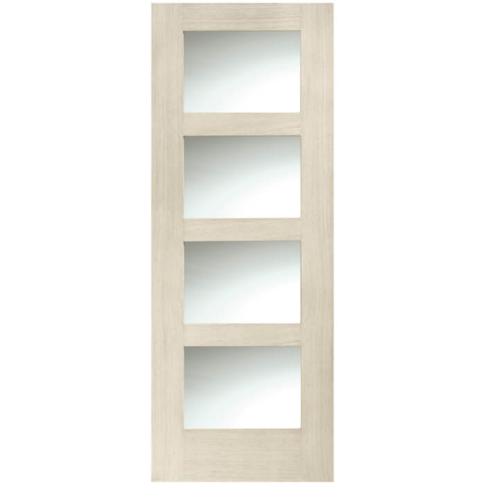 XL Joinery Severo Blanco Oak 4-Lites Internal Glazed Door