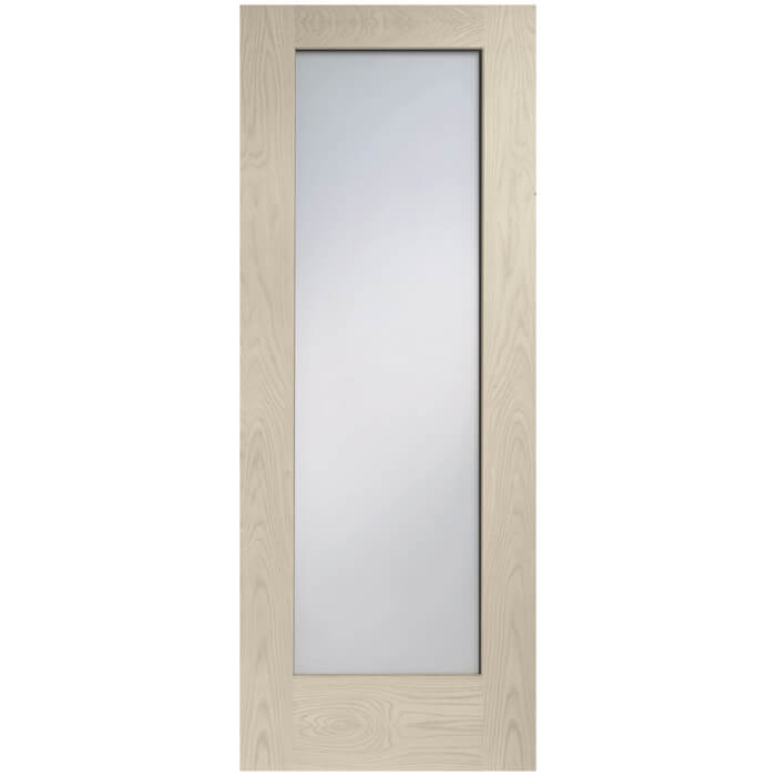 XL Joinery Pattern 10 Blanco Oak 1-Lite Internal Glazed Fire Door