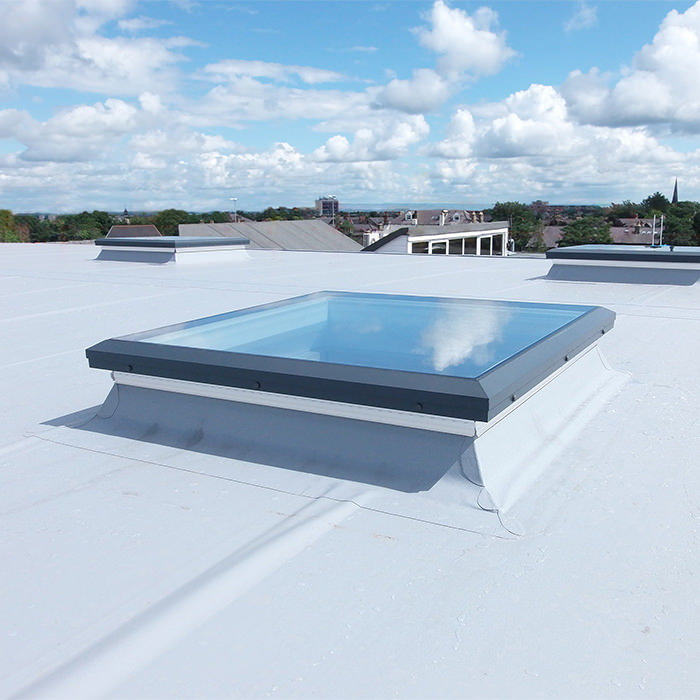 Brett Martin Flat Glass Fixed Non-Vented Rooflight For Builders Upstand