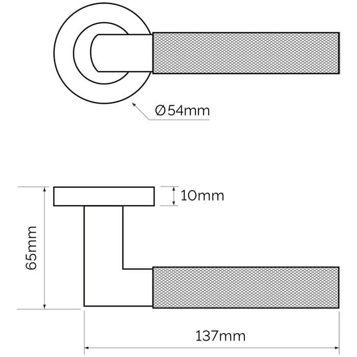 JB Kind Arlington Door Handle Latch Pack