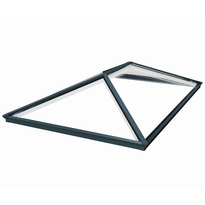 Brett Martin 4-Panes Aluminium Roof Lantern with Clear Glazing