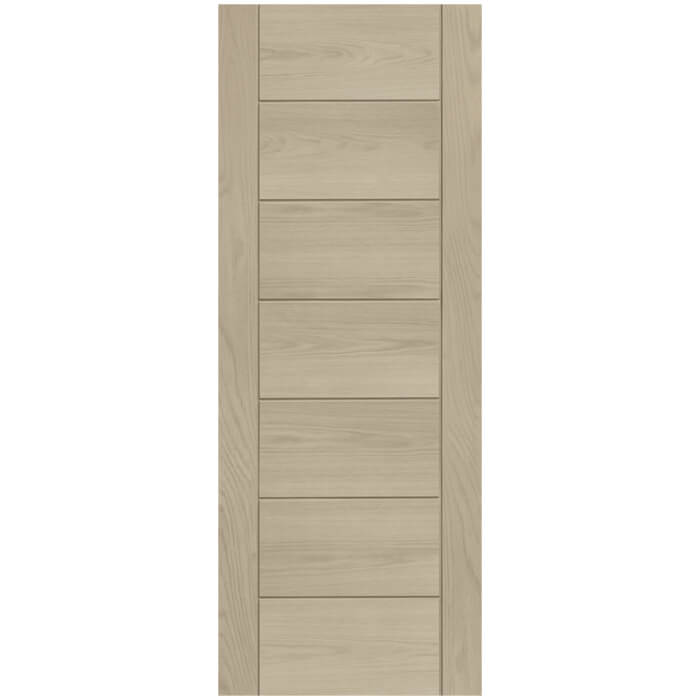 XL Joinery Palermo Essential Latte Oak 7-Panels Internal Fire Door