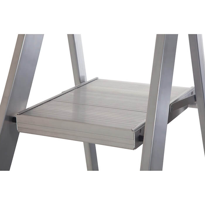 Werner Mastertrade Platform Aluminium Stepladders - 4 Tread