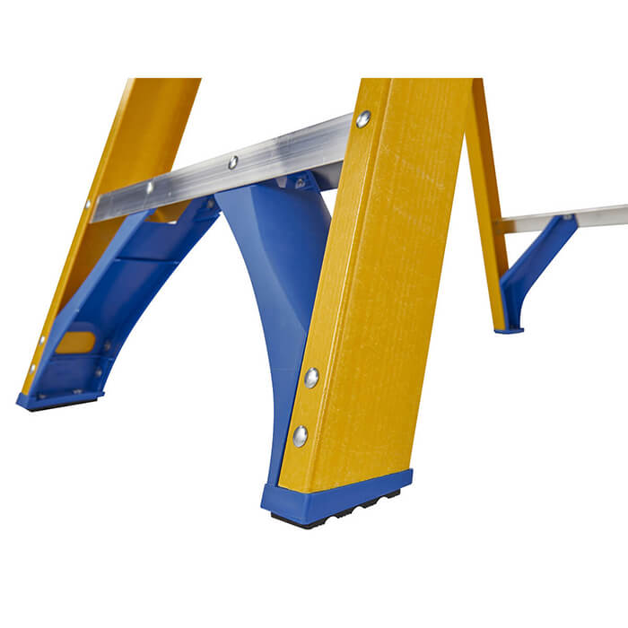 Werner Fibreglass Platform Stepladders - 2 Tread