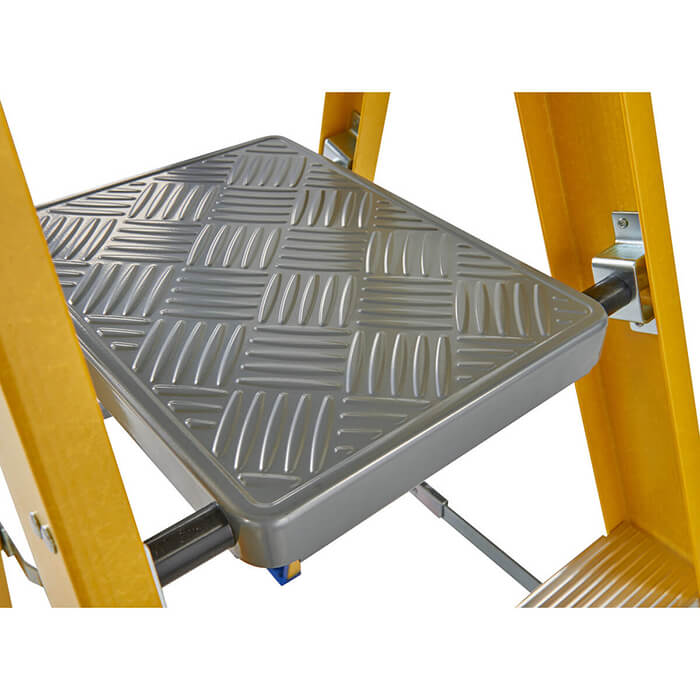 Werner Fibreglass Platform Stepladders - 2 Tread