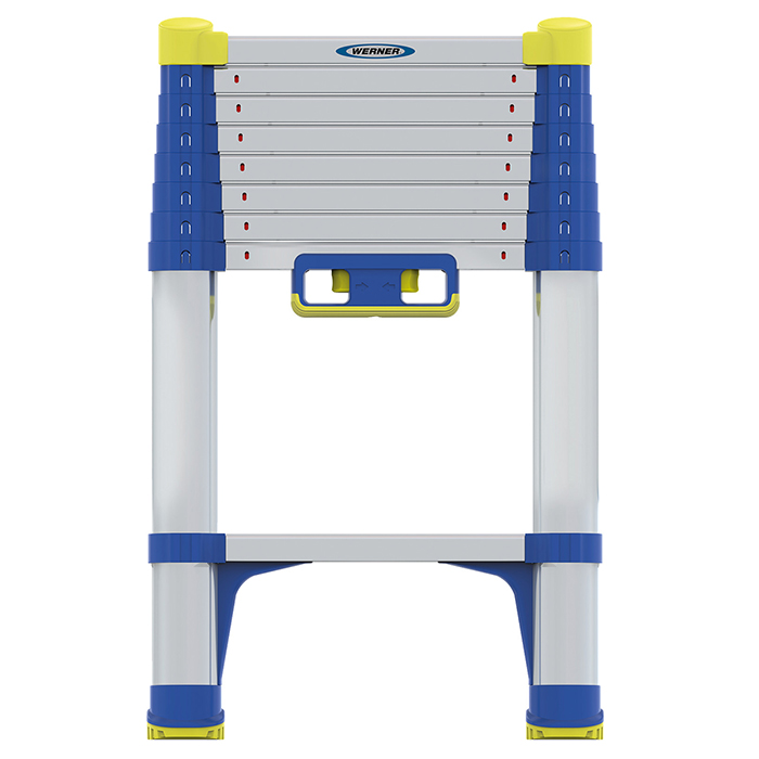 Werner 2.6m Telescopic Soft Close Extension Ladder