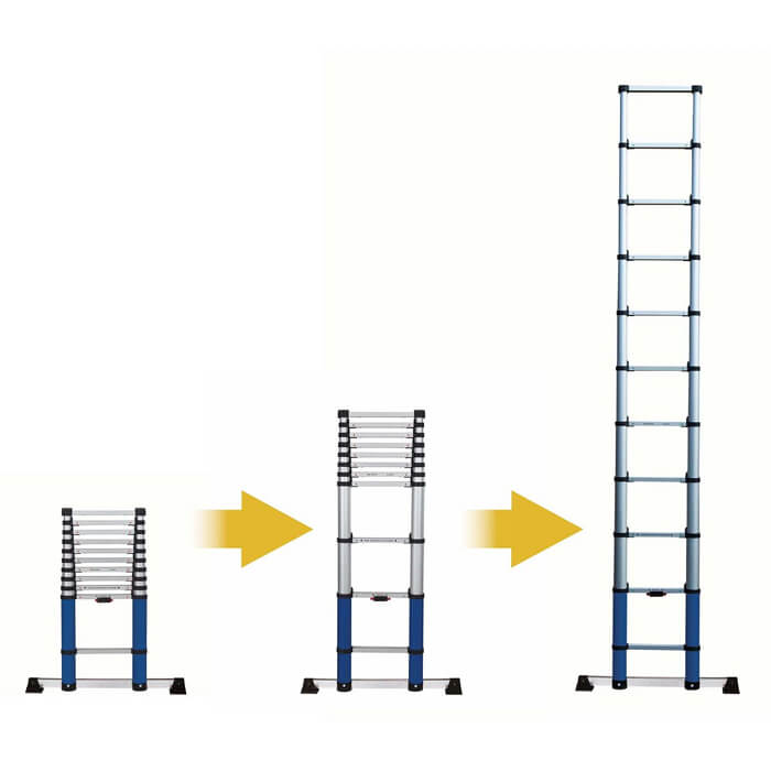 Werner Telescopic Extension Ladder - 3.9 Meter