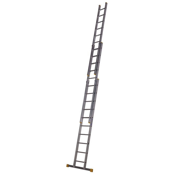 Werner Box Section 10 D-Rung Triple Extension Aluminium Ladder 2.97m