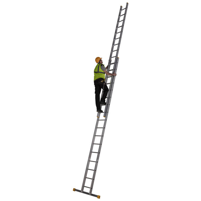 Werner Box Double Section 4.93 Metre Aluminium Extension Ladder