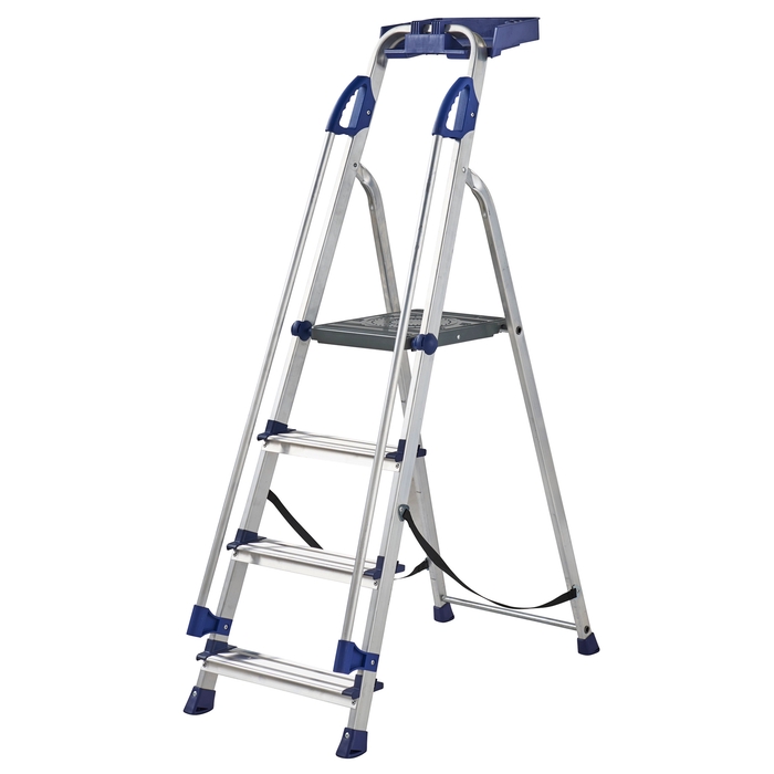 Werner 4 Tread Workstation Aluminium Stepladders