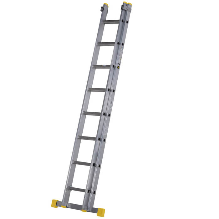 Werner Square Rung Double Section Extension Ladder 2.4 Metres