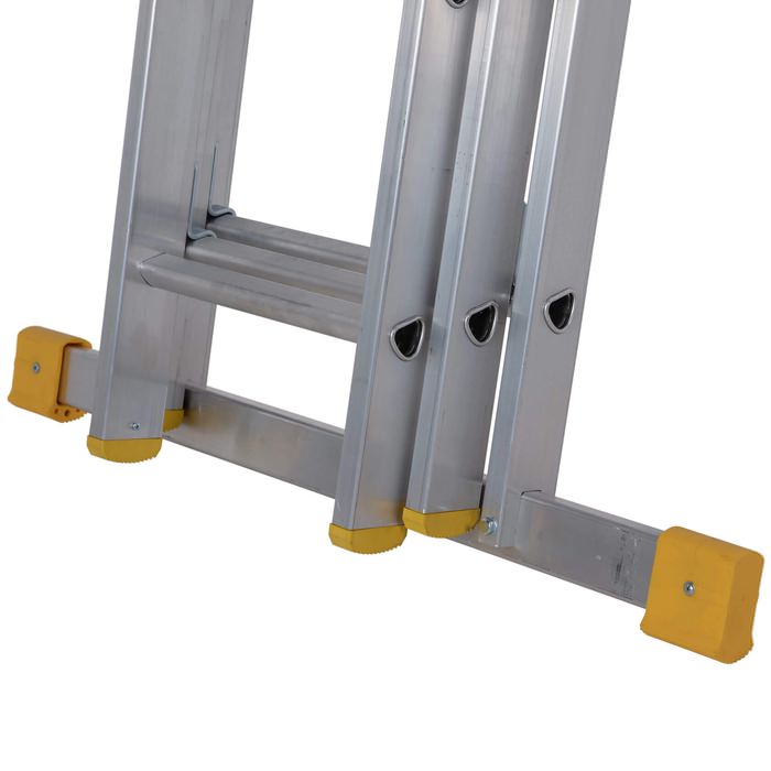 Werner Box Section 14 D-Rung Triple Extension Aluminium Ladder 4.09m