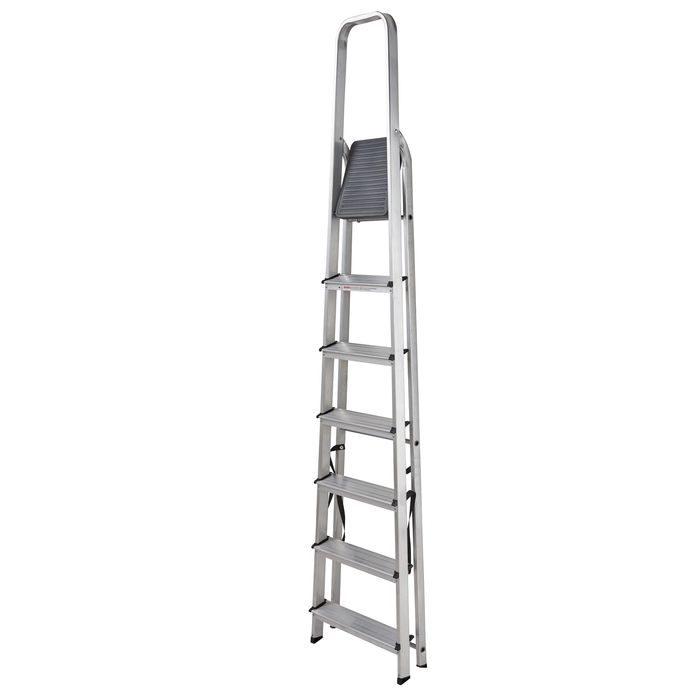 Werner 7 Tread High Handrail Aluminium Stepladders