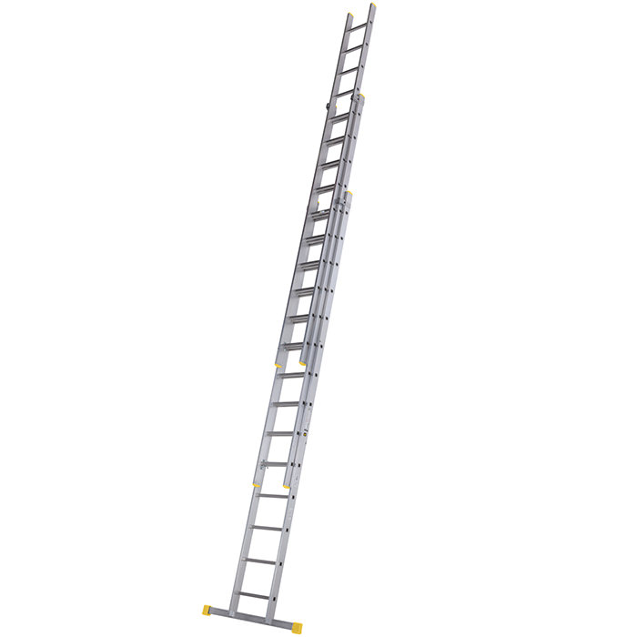 Werner Square Rung 4.14m Triple Extension Ladder