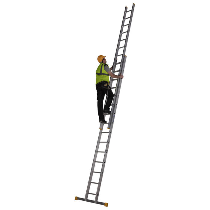 Werner Box Double Section 4.37 Metre Aluminium Extension Ladder