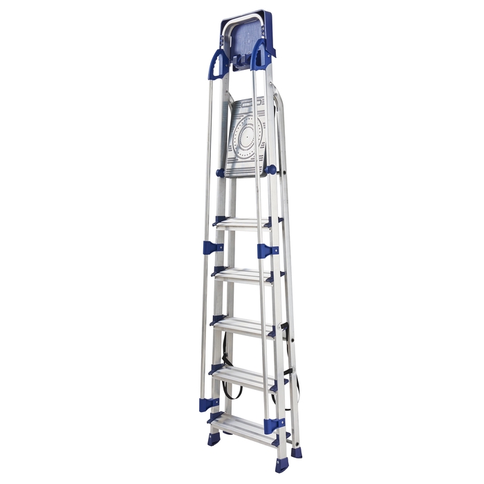 Werner 6 Tread Workstation Aluminium Stepladders