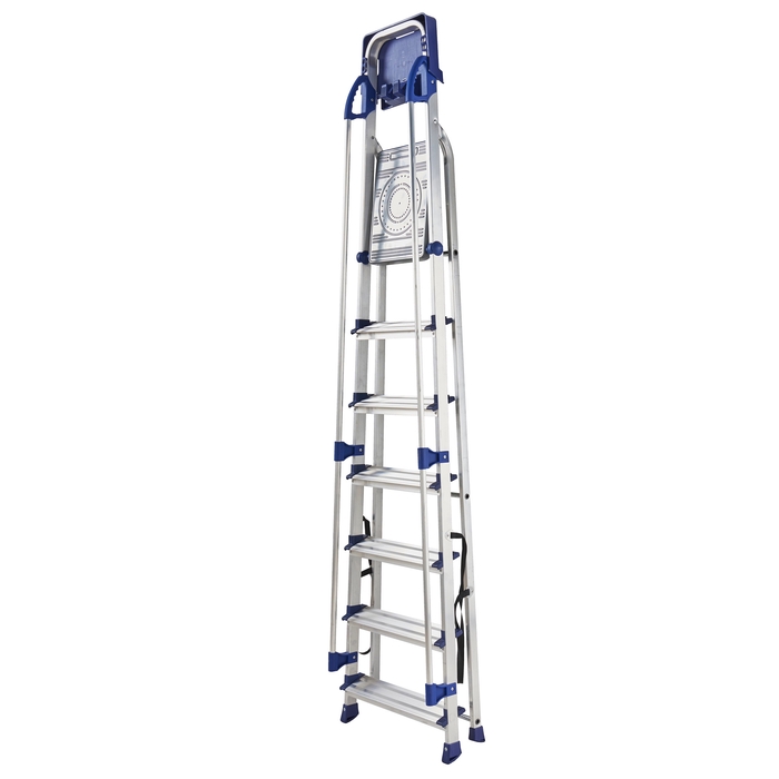 Werner 7 Tread Workstation Aluminium Stepladders