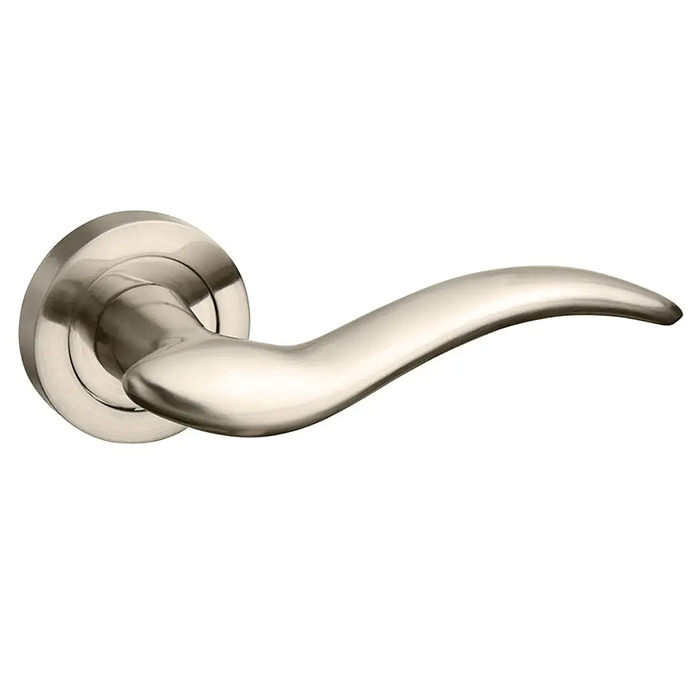 Atlantic Mediterranean Barcelona Lever Door Handle on Round Rose