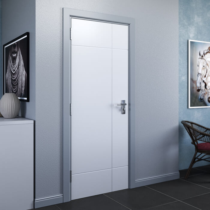 JB Kind Lyric White Primed Internal Flush Door