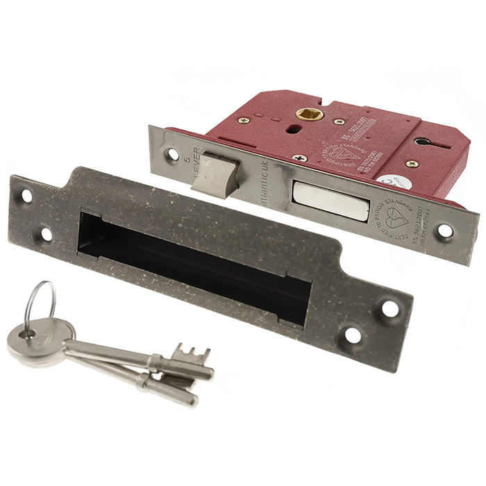 Atlantic 5-Lever 3-Inch Key Sashlock