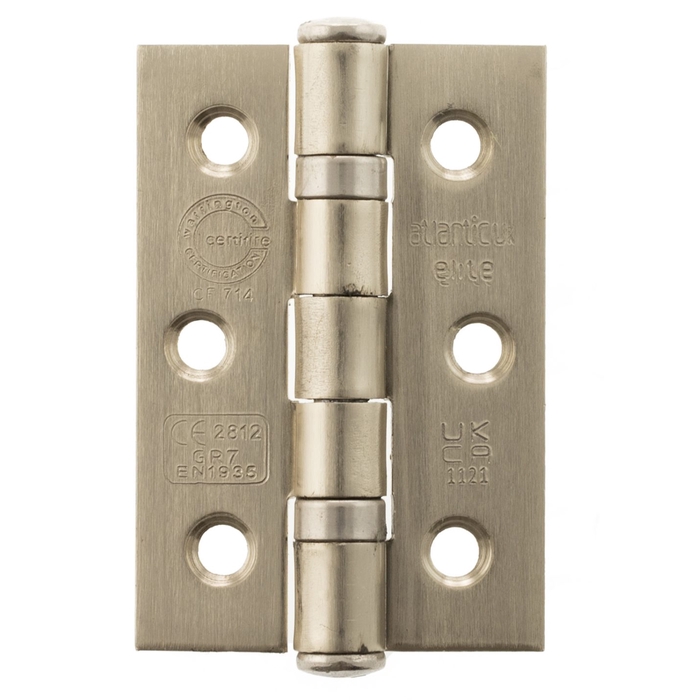 Atlantic 3 Inch CE Fire Rated Grade 7 Ball Bearing Hinges