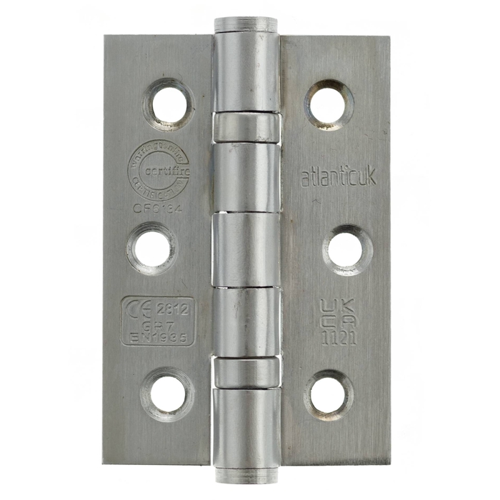 Atlantic 3 Inch CE Fire Rated Grade 7 Ball Bearing Hinges