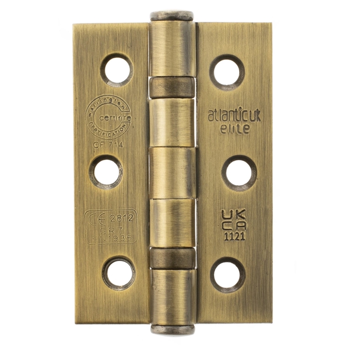 Atlantic 3 Inch CE Fire Rated Grade 7 Ball Bearing Hinges