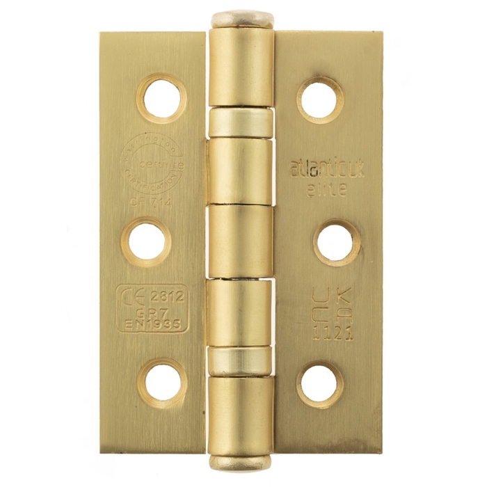 Atlantic 3 Inch CE Fire Rated Grade 7 Ball Bearing Hinges