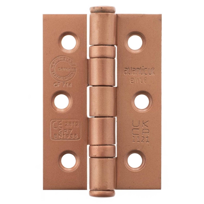 Atlantic 3 Inch CE Fire Rated Grade 7 Ball Bearing Hinges