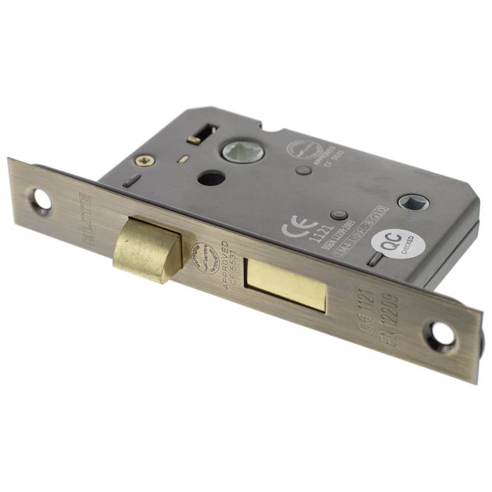 Atlantic Elite Certifire Bolt Through 2.5 Inch Bathroom Lock