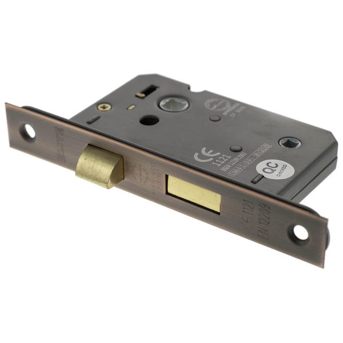 Atlantic Elite Certifire Bolt Through 2.5 Inch Bathroom Lock