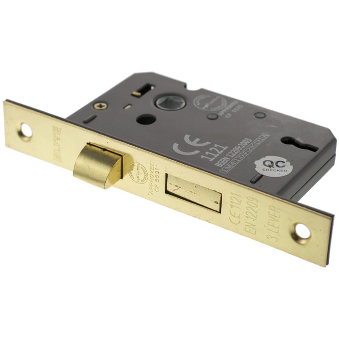 Atlantic Elite Certifire Bolt Through 3 Lever Key Sashlock 2.5 Inch