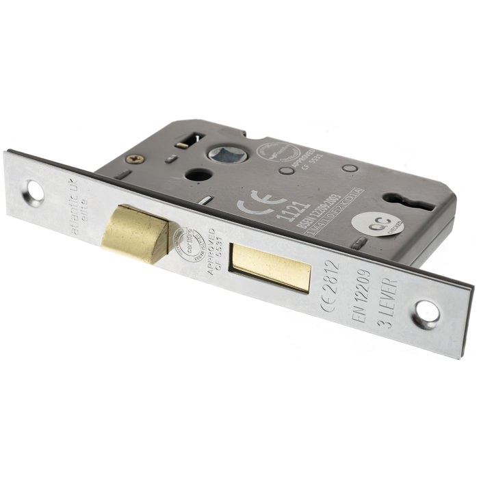 Atlantic Elite Certifire Bolt Through 3 Lever Key Sashlock 2.5 Inch