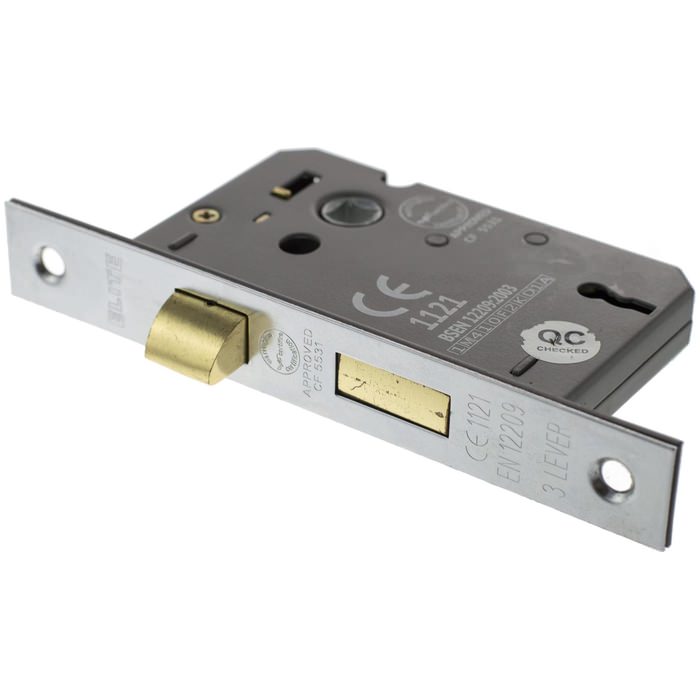 Atlantic Elite Certifire Bolt Through 3 Lever Key Sashlock 2.5 Inch