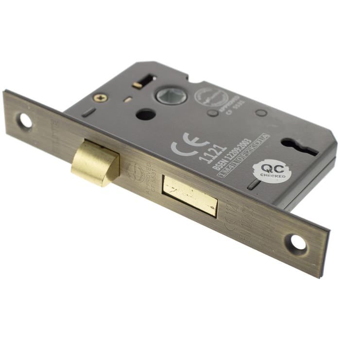 Atlantic Elite Certifire Bolt Through 3 Lever Key Sashlock 2.5 Inch