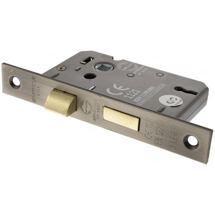 Atlantic Elite Certifire Bolt Through 3 Lever Key Sashlock 2.5 Inch