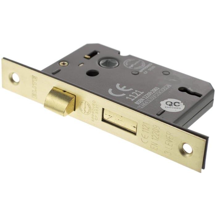 Atlantic Elite Certifire Bolt Through 3 Lever Key Sashlock 2.5 Inch